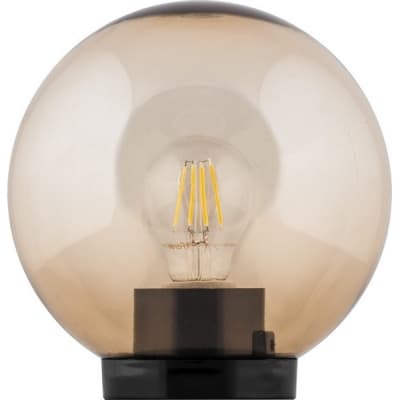 Светильник садово-парковый, серии «Оптима» FERON НТУ 01-60-203 1*60W, E27, 230V, IP44, цвет золотой, шар, на столб 11563