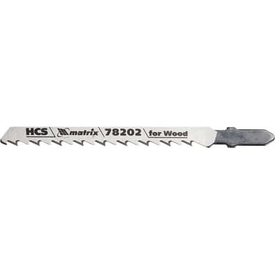 Полотна для электролобзика по дереву, 3 шт, T101D, 75 х 4,0 мм, HCS Matrix Professional 78202