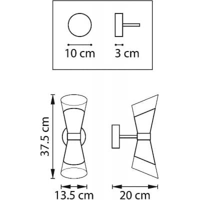 Бра Lightstar Strato 817622