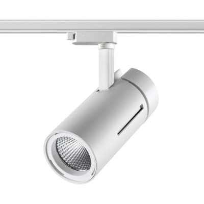 Однофазный трековый светильник IP20 LED 4000K 30W 175-245V DEP 358594 PORT NT21 000 белый   NOVOTECH DEP 358594