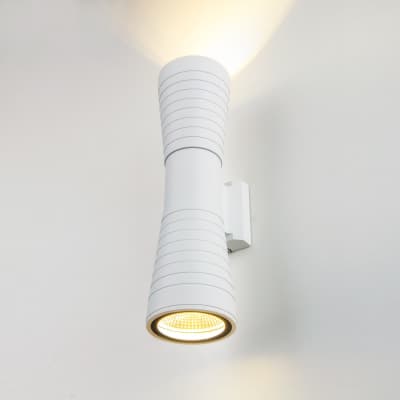 Уличный настенный светильник Elektrostandard Tube 1502 TECHNO LED белый