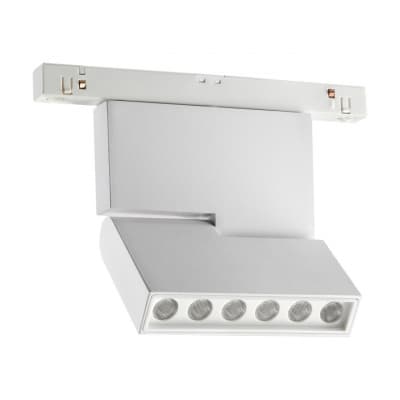 Трековый светильник для низков. шинопровода IP20 LED 4000К 12W 48V FLUM 358468 SHINO NT20 028 белый
