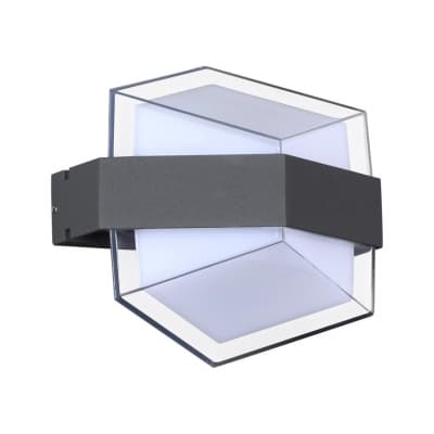 Ландшафтный настенный светильник IP54 LED 4000K 12W 85-265V KAIMAS 358574 STREET NT21 000 темно-серый   NOVOTECH KAIMAS 358574