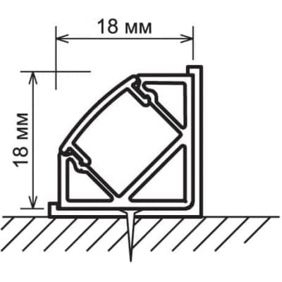 Профиль для светодиодной ленты Elektrostandard LL-2-ALP004