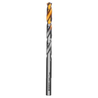 Сверло спиральное по металлу 7,0 x 109 мм, Р6М5, Golden Tip  Denzel 718237