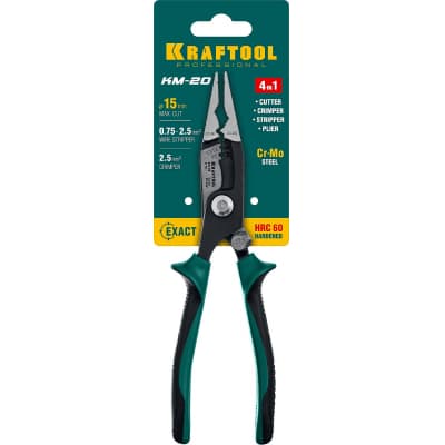 KM-20 Клещи многофункциональные, KRAFTOOL 23336-20