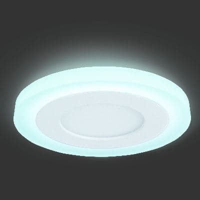 Встраиваемый светильник Gauss Backlight BL115 белый 3+3W Led 4000K