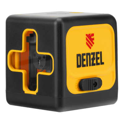 Лазерный уровень DQB, 30 м, зеленый луч, батарейки, сумка Denzel 35016