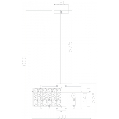 Потолочная люстра Basilica FR5166PL-06BS Freya