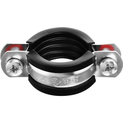 Хомут ЗУБР трубный с гайкой 1", оцинкованный, 9 шт., 37850-32-37