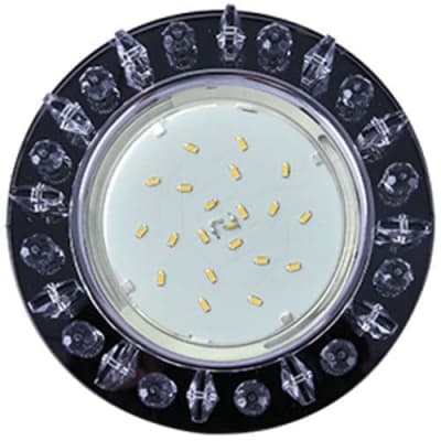 Встраиваемый светильник Ecola H4 5361 GX53 Чёрный FX53RNECB