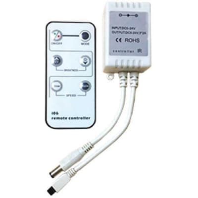 Контроллер Ecola LED strip Dimmer 4A 48W 12V с инфракрасным пультом управления CDM04CESB