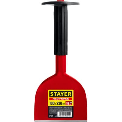 STAYER Red Force зубило-конопатка с протектором, 100х230 мм 2129
