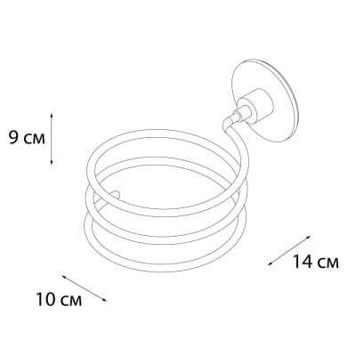 Держатель для фена FIXSEN Round (FX-92119)