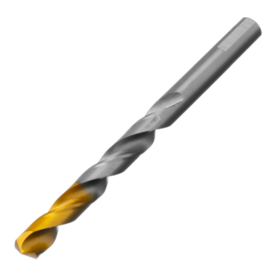 Сверло спиральное по металлу 10 x 133 мм, Р6М5, Golden Tip  Denzel 718242