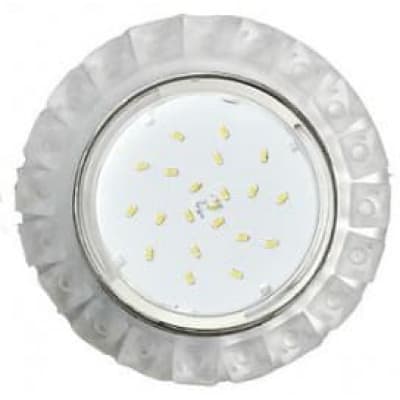 Встраиваемый светильник Ecola GX53 H4 5361 Glass хром FN53RGEFB