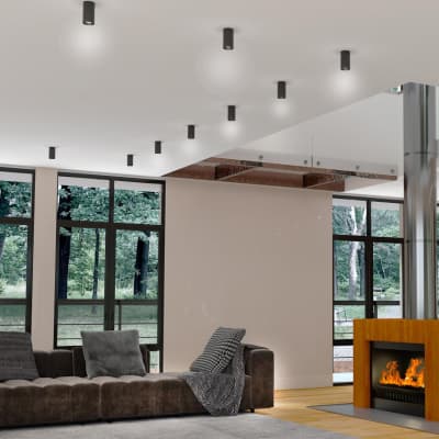 Светильник накладной IP20 GU10 9W 235V ELINA 370725 OVER NT21 000 черный   NOVOTECH ELINA 370725