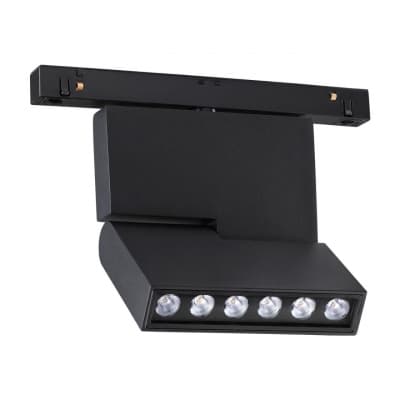 Трековый светильник для низков. шинопровода IP20 LED 4000К 12W 48V FLUM 358467 SHINO NT20 028 черн
