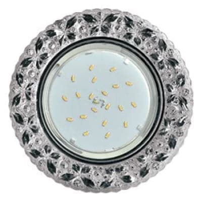 Встраиваемый светильник Ecola GX53 H4 LD7040 Бабочки хром/тонированный FY53CBEFB