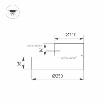 Спот Arlight RONDO FLAP 028169