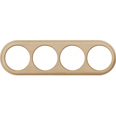 Рамка на 4 поста Werkel Legend WL15-frame-04 светлый бук 4690389117251