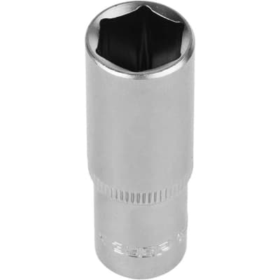 Торцовая головка ЗУБР 1/4", 10 мм, Cr-V сталь, хромированная 27717-10