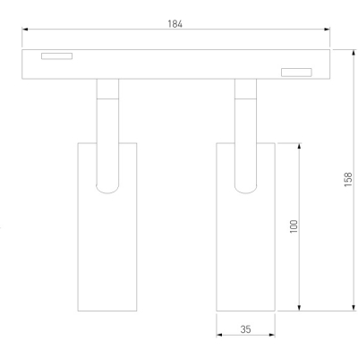 Трековый светильник Elektrostandard Slim Magnetic 85046/01