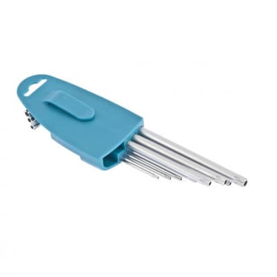 Набор ключей имбусовых TORX-TT, 9 шт: T10-T50, экстра-длинные, S2, сатинированные Gross 16408