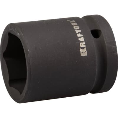 Торцовая головка ударная KRAFTOOL 3/4", 30 мм, Cr-Mo сталь, фосфатированная 27945-30_z01