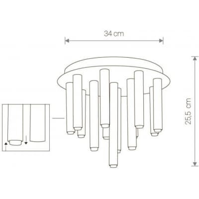 Потолочная люстра Nowodvorski Stalactite 9054