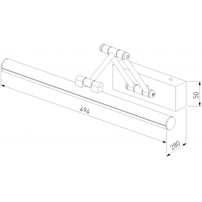 Подсветка для картин Elektrostandard Monza 40128/LED черный