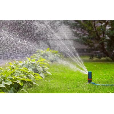 GRINDA PROLine RX-2, 210 м2 полив, на подставке, распылитель стационарный, пластиковый, с шестерённой передачей 429303