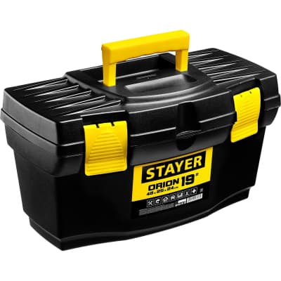 Ящик для инструментов ORION-19 STAYER 480 х 250 х 240мм (19"), пластиковый 38110-18_z03