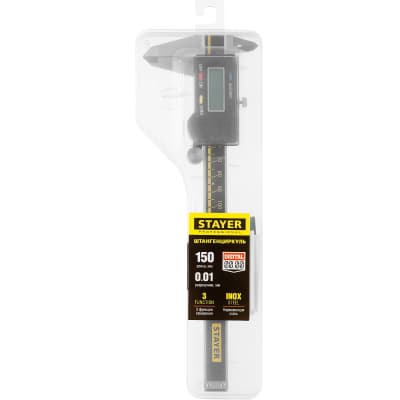 Штангенциркуль электронный STAYER 150 мм 34410-150