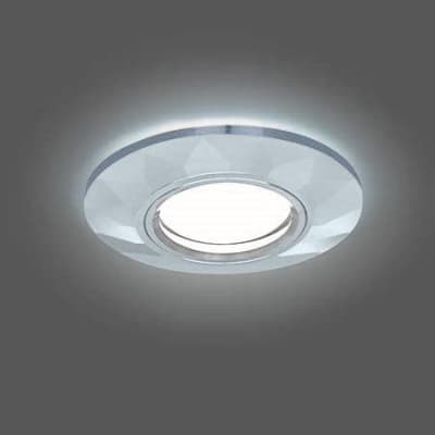 Встраиваемый светильник Gauss Backlight BL057 кристалл/хром GU5.3 Led 4100K
