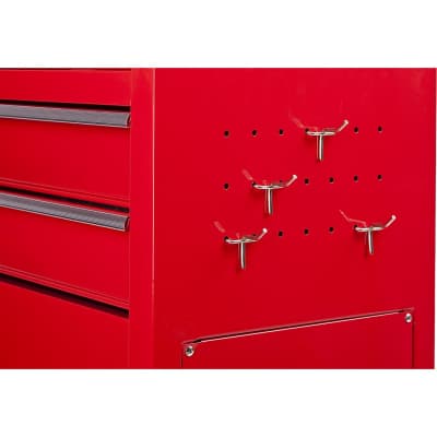 Тележка инструментальная STAYER 2 ящика + ящик настольный, 7 полок, 616х330х742 мм 38909-K