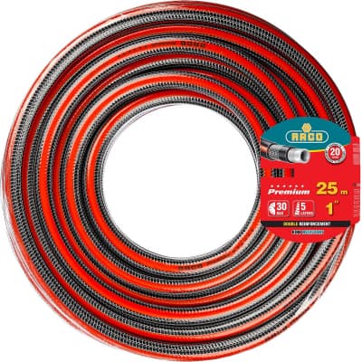 Шланг RACO premium поливочный, 30атм, армированный, 5-ти слойный, 1"х25м 40300-1-25_z01