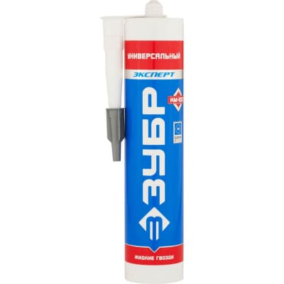 Монтажный клей ЗУБР 300 мл, универсальный, бежевый 41331