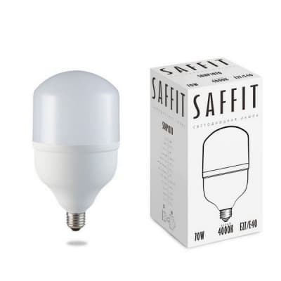 Лампа светодиодная SAFFIT SBHP1070, колба (промышленная), 70W 230V E27-E40 4000К 55098