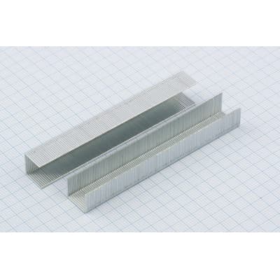 Скобы, 10 мм, для мебельного степлера, усиленные, тип 53, 1000 шт Gross 41710