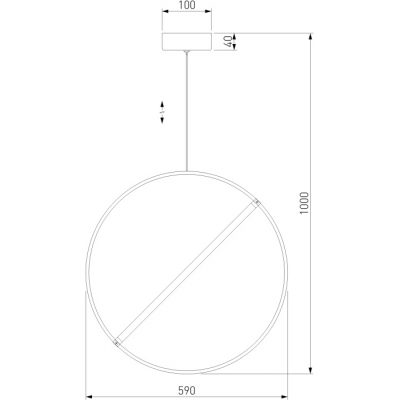Подвесной светильник Eurosvet Element 90282/1 хром
