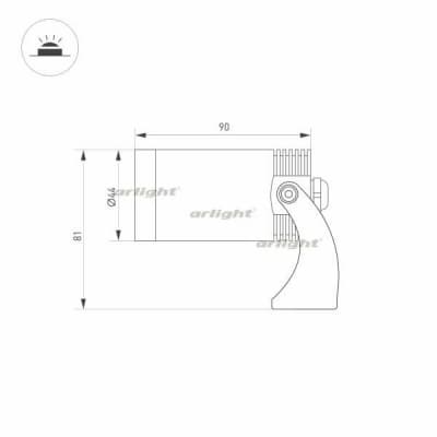 Уличный подводный светильник Arlight WATER 032756