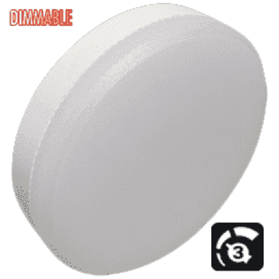 Ecola GX53 LED Premium 8,0W Tablet 220V 2700K диммирование 3-х ступ. (100%-50%-10% ) матовая 27x75 T5CW80ELC
