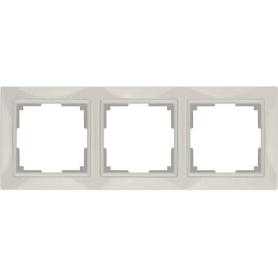 Рамка на 3 поста Werkel Snabb basic WL03-Frame-03 слоновая кость 4690389098741