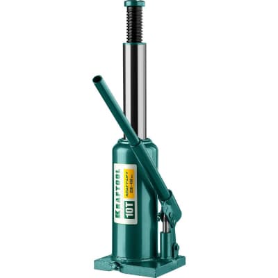 Домкрат гидравлический бутылочный сварной Kraft-Lift KRAFTOOL 10т, 230-456мм 43462-10_z01