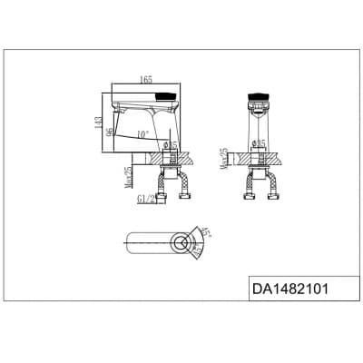 Смеситель для раковины D&K Bayern.Alfeld (DA1482101)