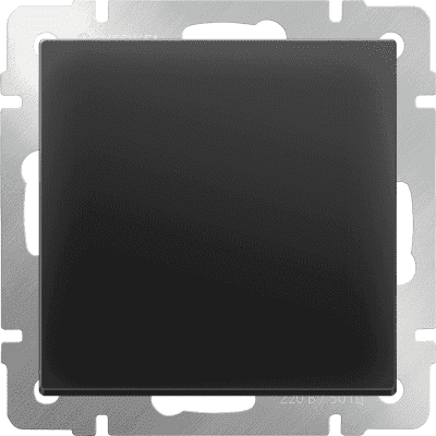 Заглушка Werkel WL08-70-11 черный матовый 4690389097515