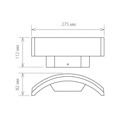 Светильник уличный Elektrostandard Techno 1671 LED Asretia D черный