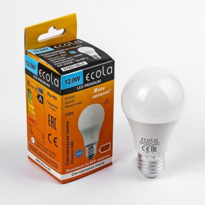 Лампа светодиодная Ecola Classic LED Premium 12W A60 E27 6500K D7KD12ELC