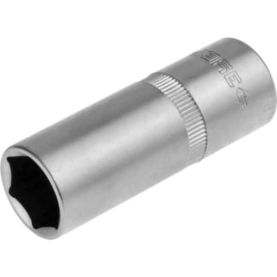 Торцовая головка свечная ЗУБР 1/2", 16 мм, Cr-V сталь, хромированная 27728-16